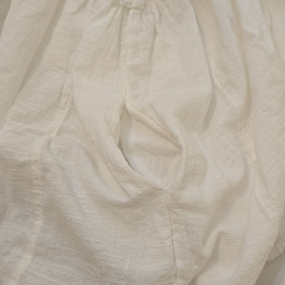 Free People White Cotton Peasant Babydoll Top - Picture 9 of 9